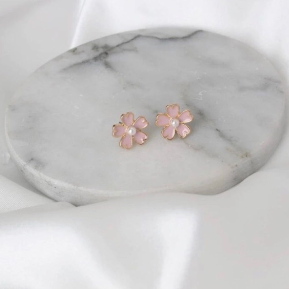 NEW!๐๐๐ธPRETTY! LITTLE PINK HEART FLOWERS!๐ธ๐๐ - Picture 2 of 16